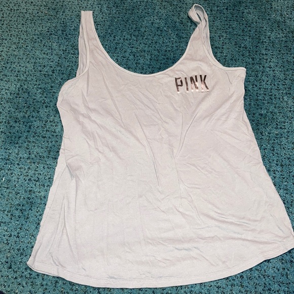 Victoria’s Secret PINK low back sparkle tank top - Picture 2 of 4